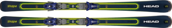 Горные лыжи Head Shape e-V8 + крепления PR 11 GW