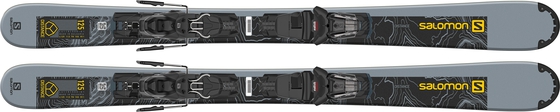 Горные лыжи Salomon Distance 125 + крепления M10 GW L9