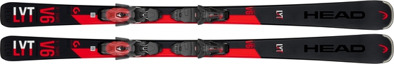 Горные лыжи Head V-Shape V6 + крепления PR 11