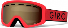 Детская маска Giro Rev Red Black Zoom / Amber Rose 40