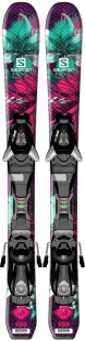 Горные лыжи Salomon Q-Lux Jr XS + крепления EZY5