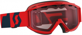 Детская маска Scott Hook Up Jr Fluo Red/Eclipse Blue / Amplifier