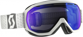 Маска Scott Notice OTG White / Illuminator Blue Chrome