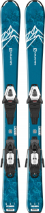 Горные лыжи Salomon QST Max Jr XS + крепления C5 GW