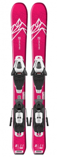 Горные лыжи Salomon QST Lux Jr XS+ крепления C5 GW