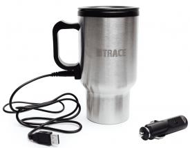 Автокружка BTrace 450 мл USB +12V