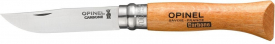Складной нож из углеродистой стали Opinel №6 с рукоятью из бука