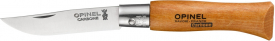 Складной нож из углеродистой стали Opinel №4 с рукоятью из бука