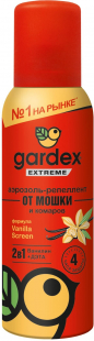 Аэрозоль-репеллент Gardex Extreme от мошки и комаров 100 мл