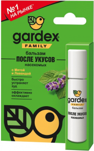 Бальзам роликовый Gardex Family после укусов 7 мл