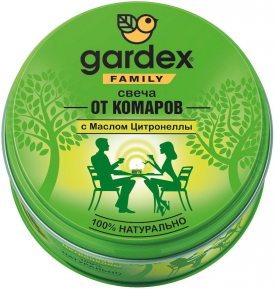 Свеча-репеллент Gardex Family от комаров