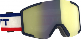 Маска Scott Shield Beige/Blue / Enhancer Yellow Chrome