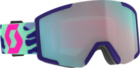 Маска Scott Shield Mint Green/Neon Pink / Enhancer Aqua Chrome