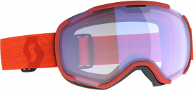 Маска Scott Faze II Rust Red / Illuminator Blue Chrome