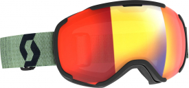 Маска Scott Faze II Soft Green/Black / Enhancer Red Chrome